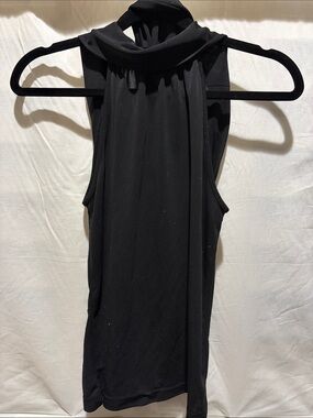 Express Black Sleeveless Mock Neck Tank
